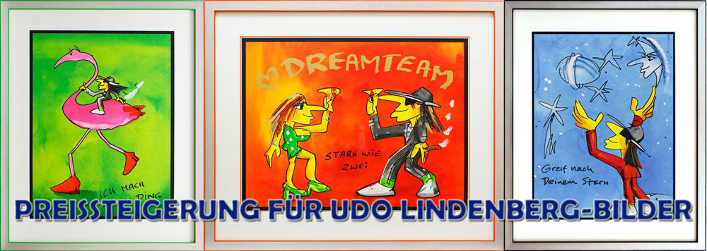 Wertsteigerung für Udo Lindenberg-Bilder