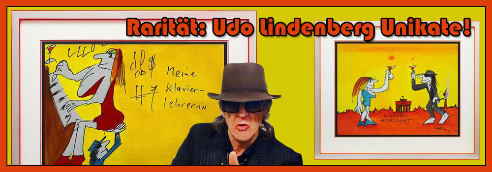 Rarität: Udo Lindenberg Unikate