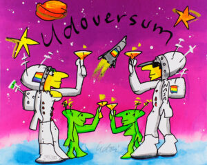 Udo Lindenberg Original Grafik UDOVERSUM